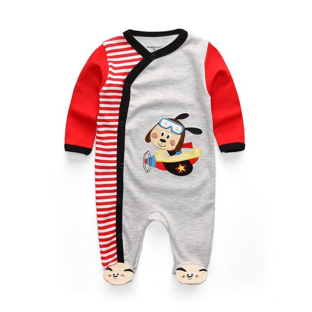 Printed Cotton Baby Romper