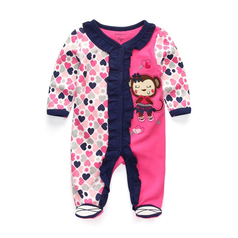 Printed Cotton Baby Romper