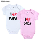 Papa & Mama Cotton Bodysuit Set (2-Pack)