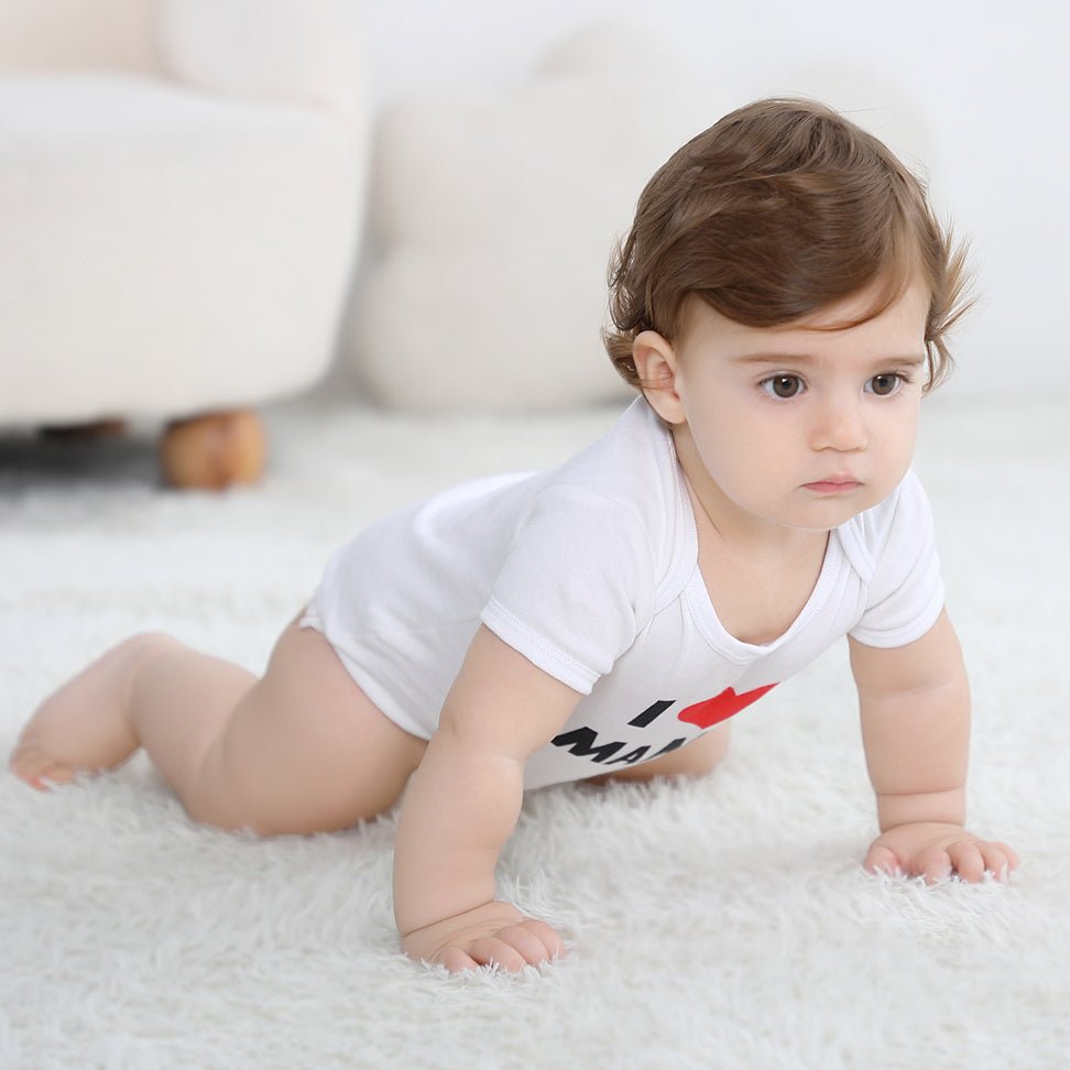 Papa & Mama Cotton Bodysuit Set (2-Pack)