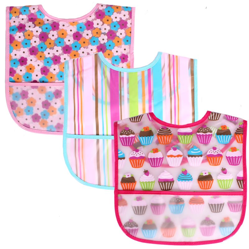 Fruit & Veg Waterproof Bib Set (3-Pack)