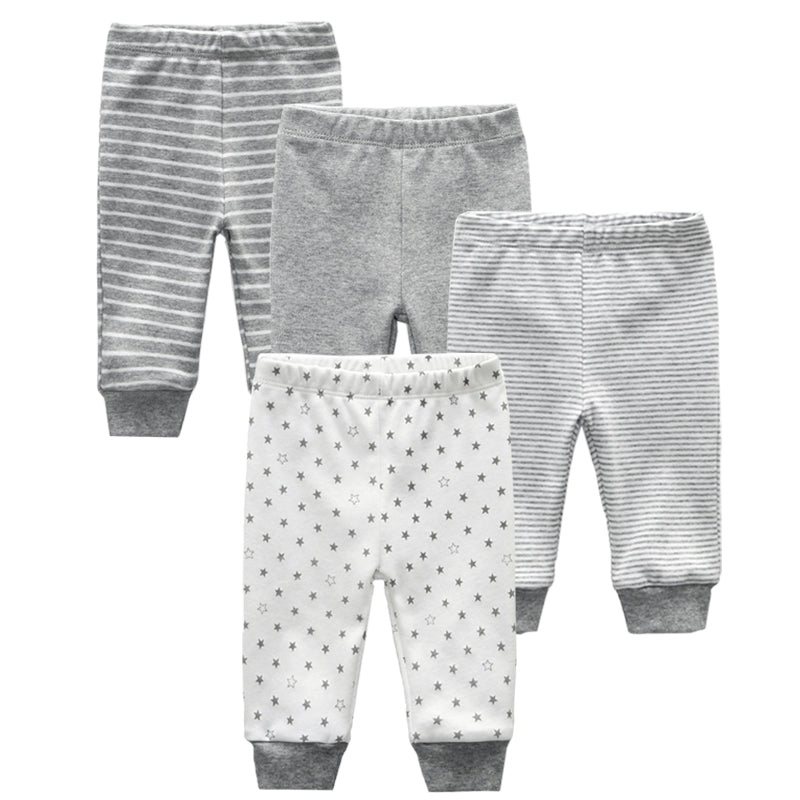 Newborn Girls Trousers Set (4-Pack)