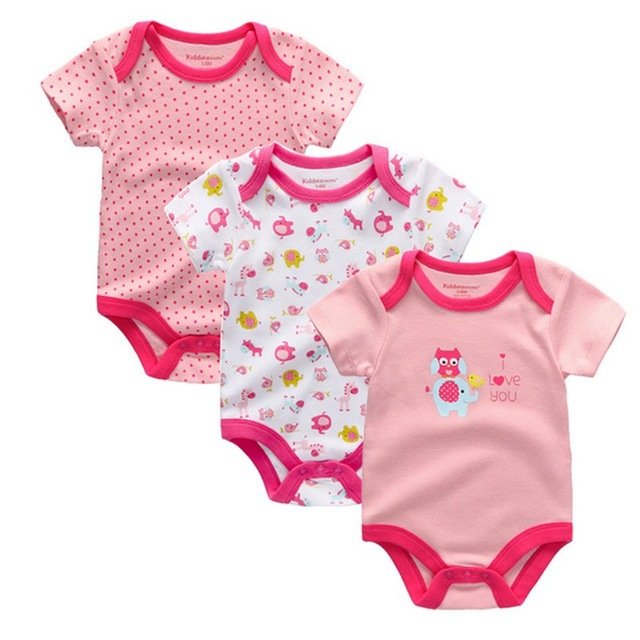 Animal Baby Bodysuit Set (3-Pack)