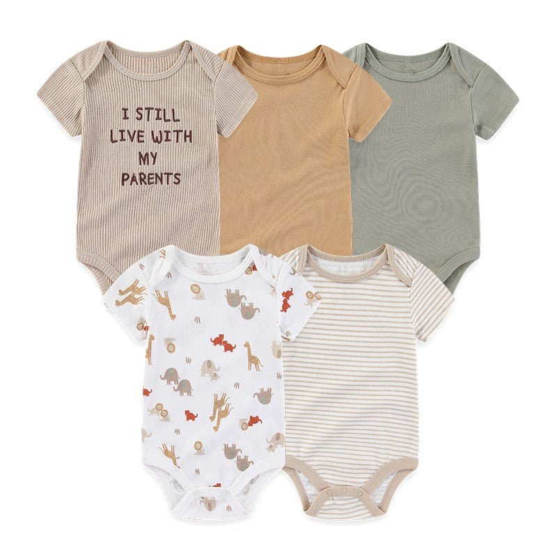 Baby Boys Romper Set (5-Pack)