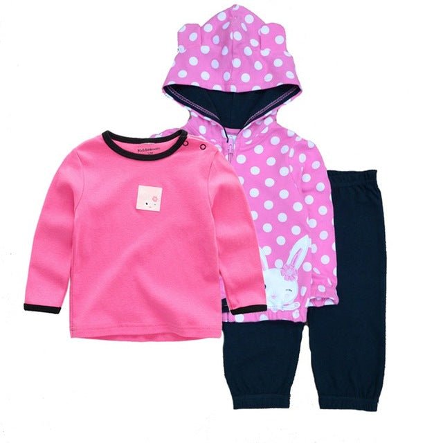 Toddler Bodysuit, Trousers & Coat Set