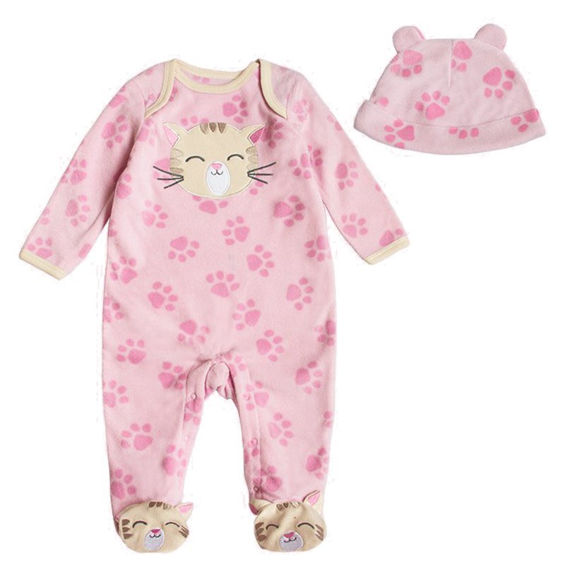 Deer Baby Romper & Cap Set