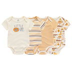 Baby Girls Pink Bodysuit Set (4-Pack)