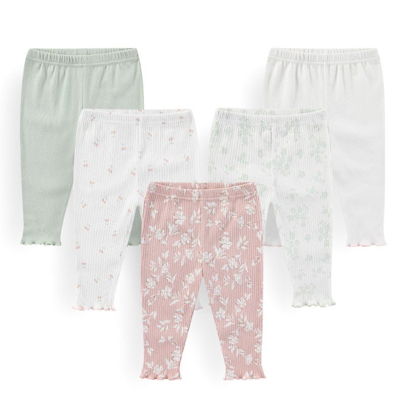 Baby Girls Leggings Set (5-Pack)