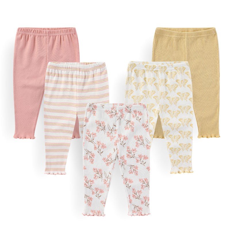 Baby Girls Leggings Set (5-Pack)