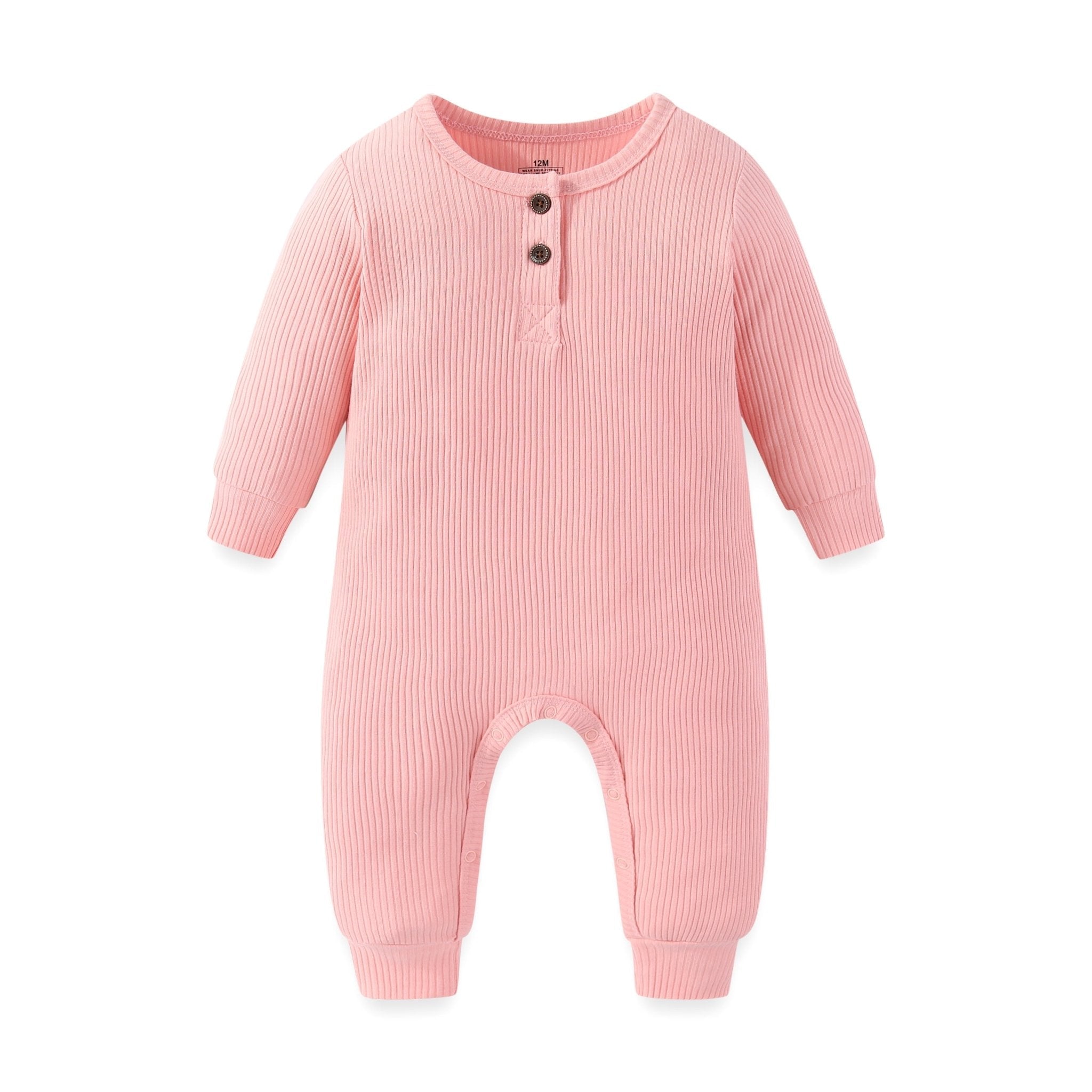 Ribbed Cotton Baby Romper