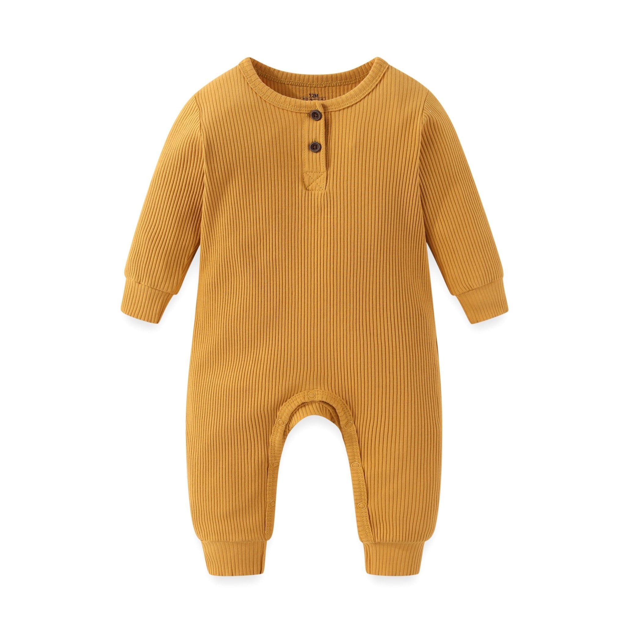 Ribbed Baby Boys Romper