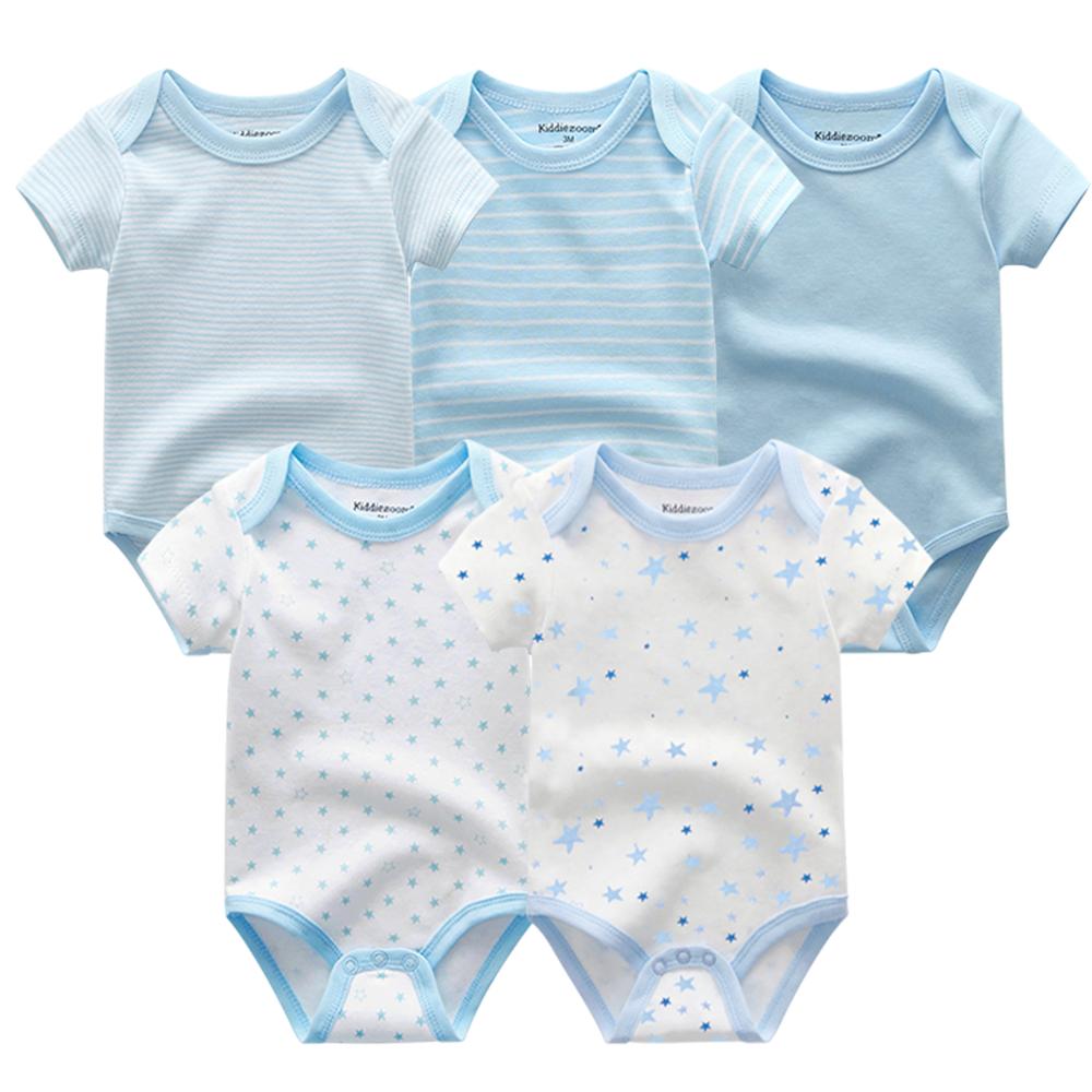 Short Sleeve Baby Bodysuit Set (5-Pack)