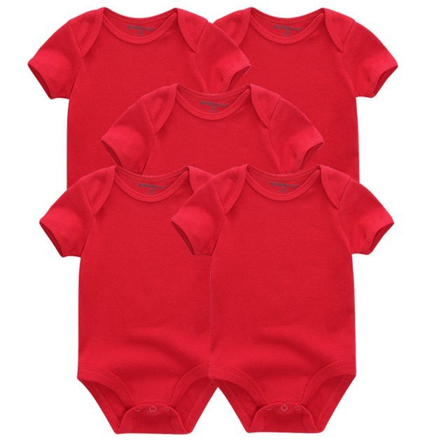 Short Sleeve Baby Bodysuit Set (5-Pack)