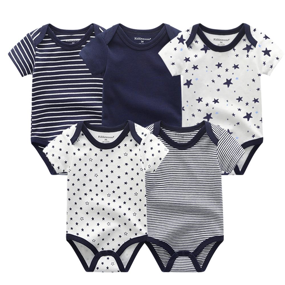 Short Sleeve Baby Bodysuit Set (5-Pack)