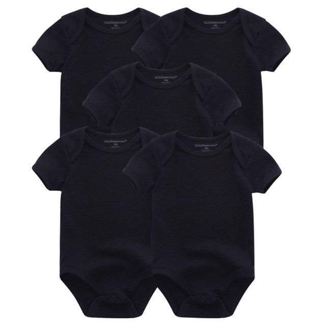 Short Sleeve Baby Bodysuit Set (5-Pack)