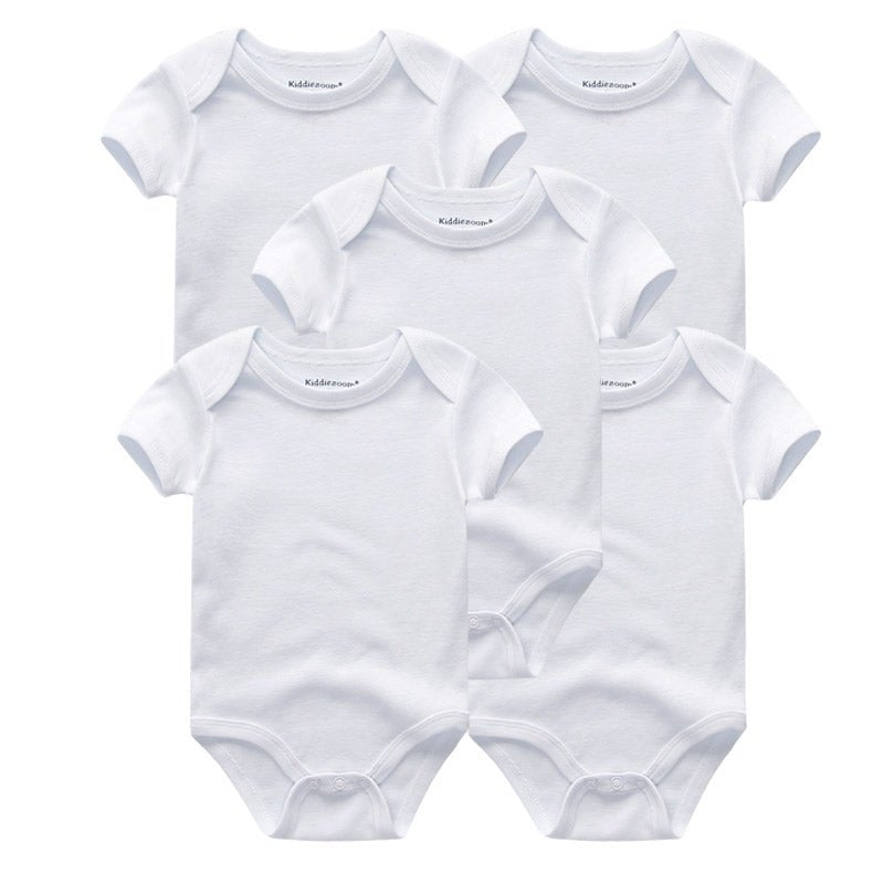Short Sleeve Baby Bodysuit Set (5-Pack)