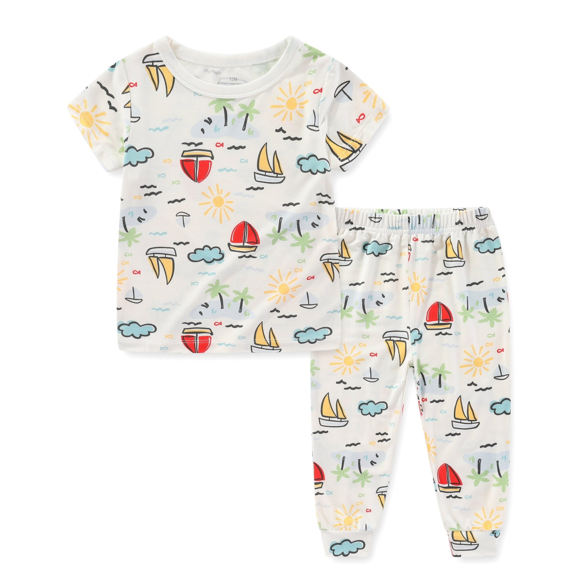 Sailboat Baby T-Shirt Set