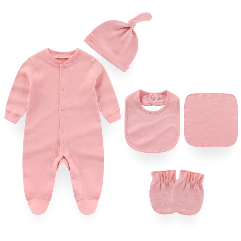 Newborn Baby Outfit Set (5 Pieces)