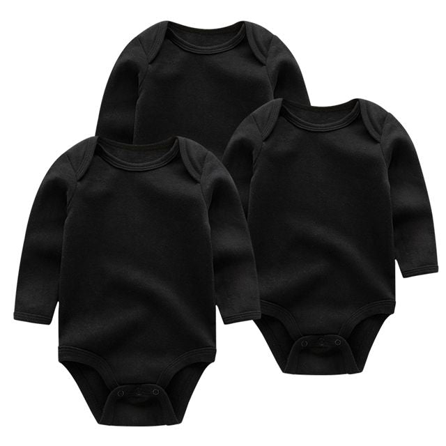 Solid Newborn Bodysuit Set (3-Pack)