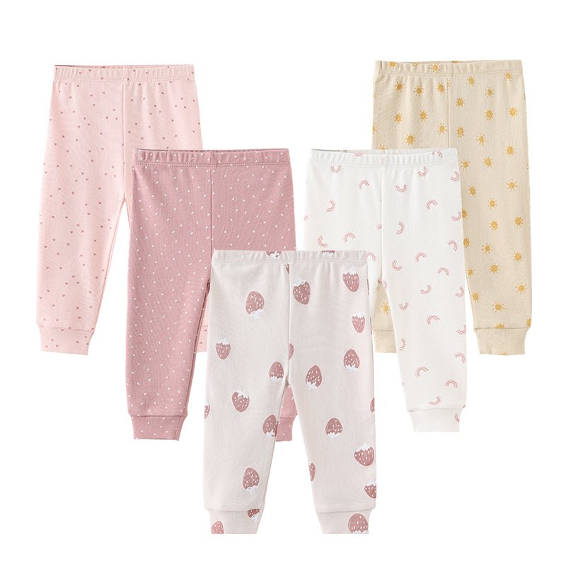 Baby Girls Trousers Set (5-Pack)