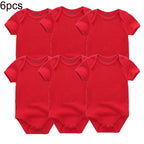 Cotton Baby Bodysuit Set (6-pcs)