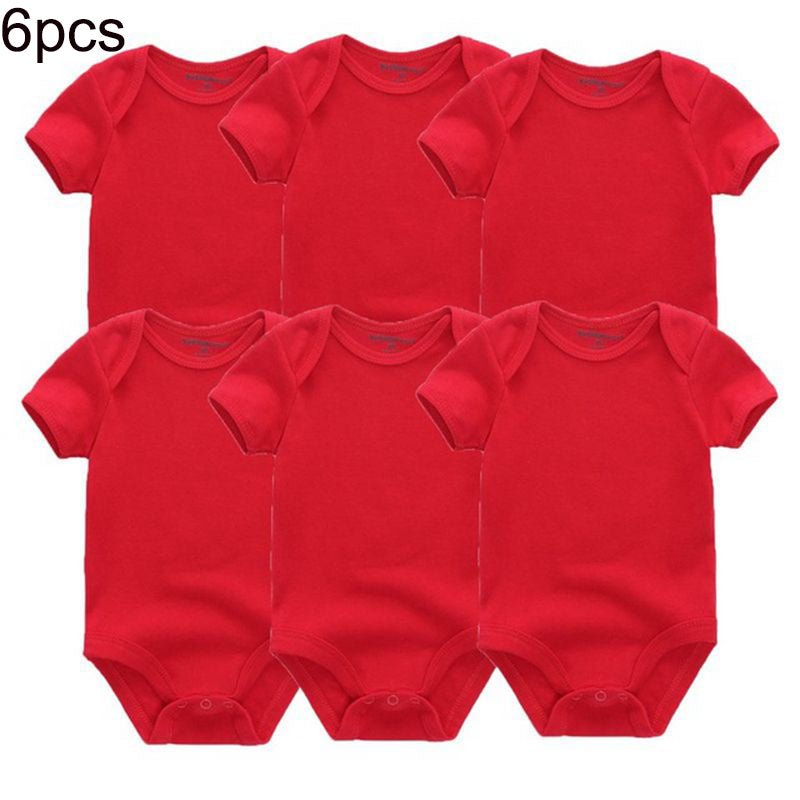 Cotton Baby Bodysuit Set (6-pcs)