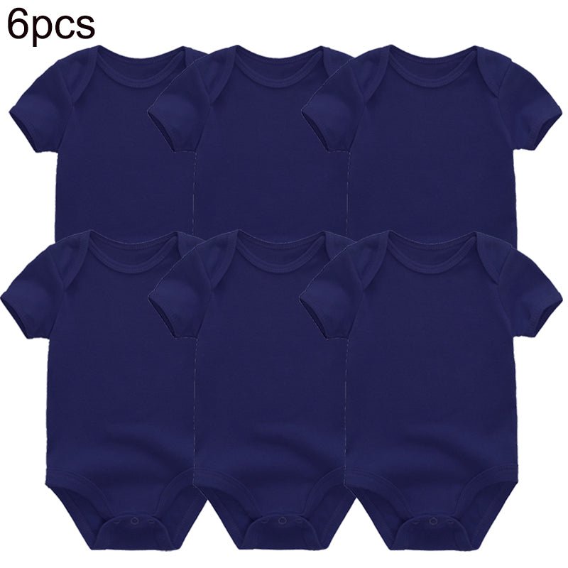 Cotton Baby Bodysuit Set (6-pcs)