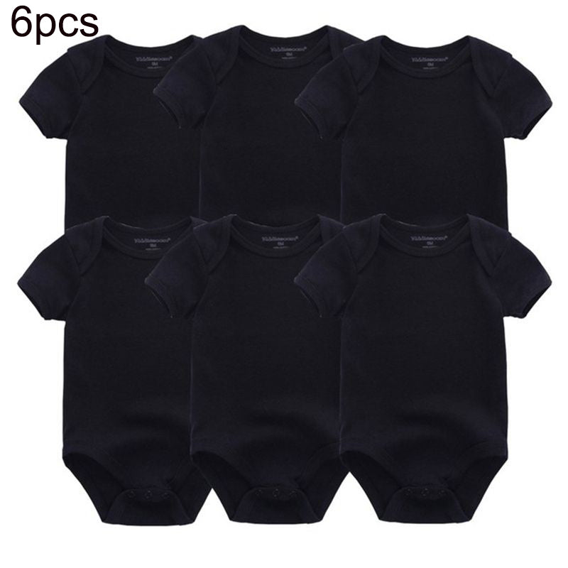 Cotton Baby Bodysuit Set (6-pcs)