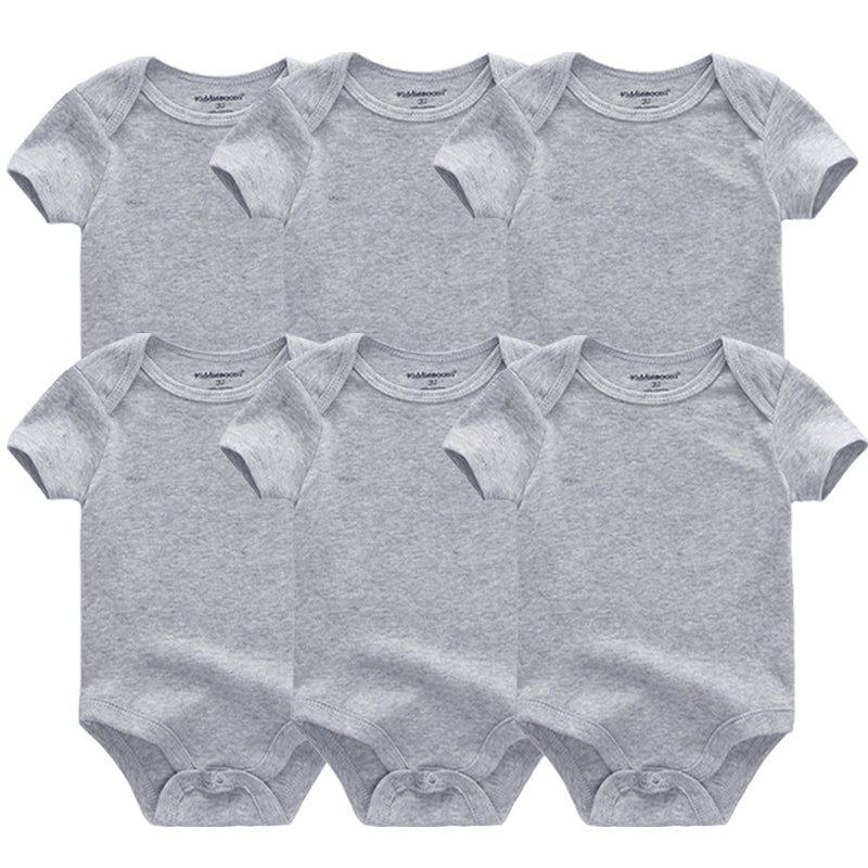 Cotton Baby Bodysuit Set (6-pcs)