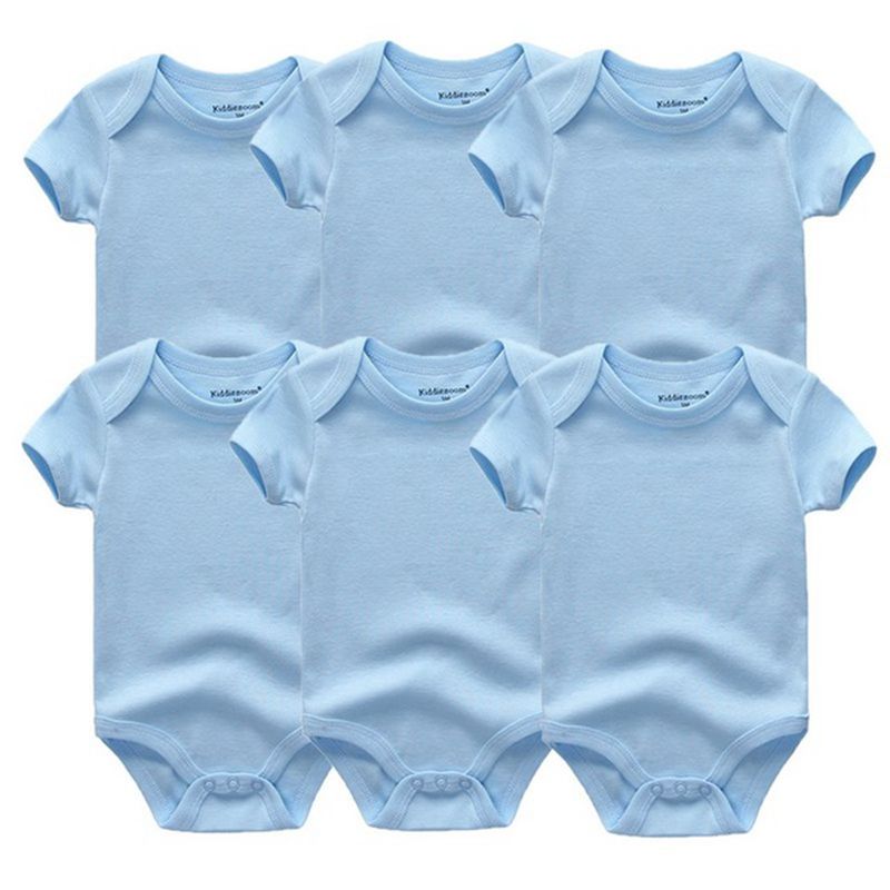 Cotton Baby Bodysuit Set (6-pcs)